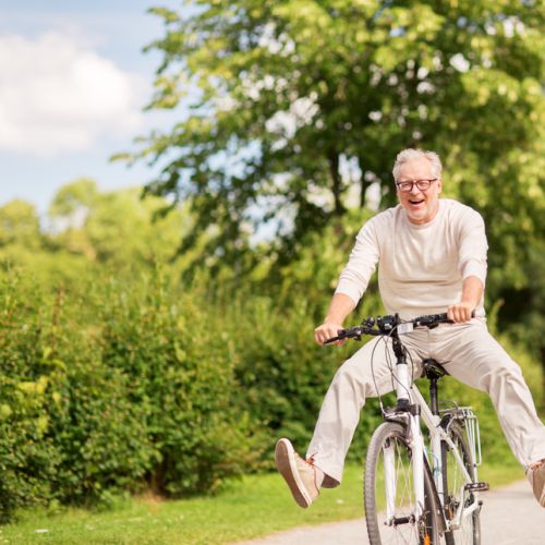 Couple Cycling